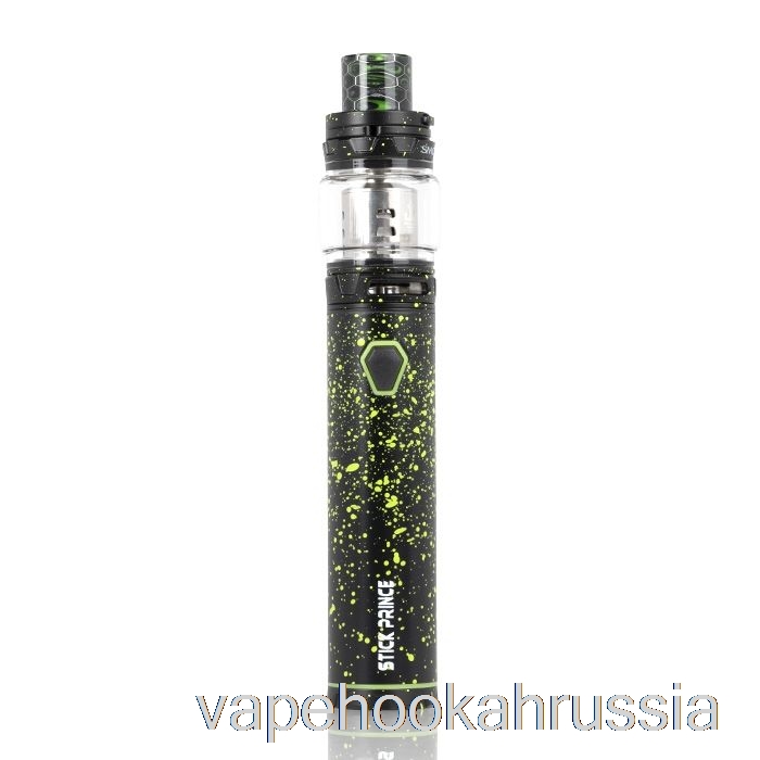 Комплект Vape Russia Smokstick Prince - Tfv12 Prince в стиле ручки, черный с зеленым спреем
